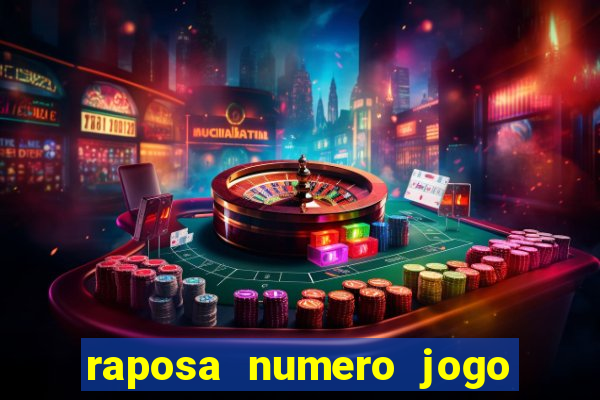 raposa numero jogo do bicho